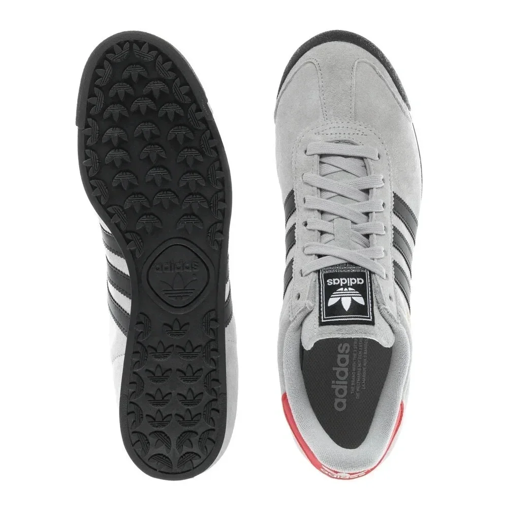 adidas Samoa Men's Size 10 Shoes Sneakers Grey Black Scarlet JR3777 NEW